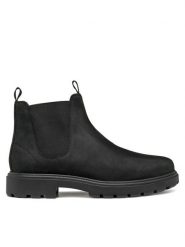 Geox Sztyblety U Spherica Ec7 U46FRA 000FF C9999 Czarny. Czarne sztyblety męskie Geox, z materiału, bez obcasa, bez zapięcia. Za 399.99 zł.