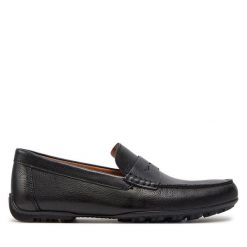 Mokasyny Geox. Czarne mokasyny męskie Geox, bez zapięcia. Za 379.99 zł.