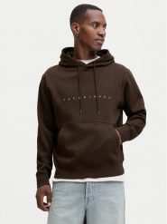 Jack & Jones Bluza Star 12233972 Brązowy Relaxed Fit. Brązowe bluzy nierozpinane męskie Jack & Jones, m, bez wzorów, z syntetyku, retro, bez ramiączek, bez kaptura. Za 189.99 zł.
