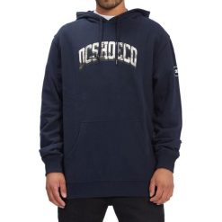 Bluza z kapturem DC Shoes Stacked, Mężczyźni. Niebieskie bluzy nierozpinane męskie DC Shoes, l, bez wzorów, z bawełny, z kapturem. Za 290.00 zł.