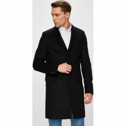 Tommy Hilfiger Tailored - Płaszcz. Szare płaszcze męskie Tommy Hilfiger Tailored, z acetatu, klasyczne. Za 1,249.00 zł.
