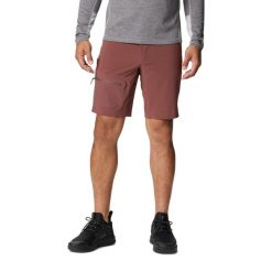 Spodenki trekkingowe męskie Columbia Titan Pass. Brązowe szorty sportowe męskie Columbia, bez wzorów, sportowe. Za 309.65 zł.