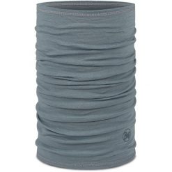 Komin na szyję - Bandana BUFF Merino Lightweight Solid. Brązowe szaliki męskie Buff, bez wzorów, z wełny, sportowe. Za 129.90 zł.