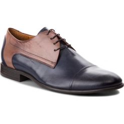 Półbuty GINO ROSSI - Chiasso MPV873-V10-5J5J-5733-0 59/88. Niebieskie eleganckie półbuty męskie marki Gino Rossi, z materiału, eleganckie. W wyprzedaży za 199.00 zł.