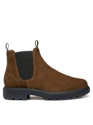 Geox Sztyblety U Spherica Ec7 U46FRA 00022 C6003 Brązowy. Brązowe sztyblety męskie Geox, ze skóry, bez obcasa, bez zapięcia. Za 509.99 zł.