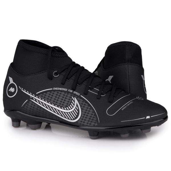 Buty Nike korki SUPERFLY 8 CLUB FG/MG. Czarne buty sportowe na co dzień męskie Nike, m, bez wzorów, bez ramiączek, bez kaptura, do piłki nożnej. Za 237.60 zł.