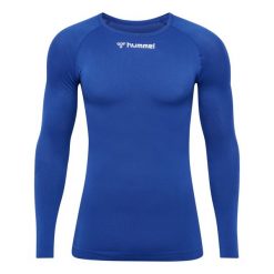 Koszulka z długim rękawem Hummel Comfort 2.0. Niebieskie koszulki męskie z długim rękawem HUMMEL, m, bez wzorów, z poliamidu, sportowe, bez kołnierzyka, bez ramiączek. Za 181.50 zł.