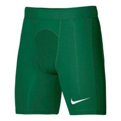 Męskie Spodenki Kompresyjne Pro Strike DriFIT. Zielone szorty sportowe męskie Nike, bez wzorów, sportowe. Za 141.99 zł.