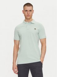 Timberland Polo TB0A6VDP Zielony Regular Fit. Zielone koszulki polo męskie Timberland, m, bez wzorów, z bawełny, bez kołnierzyka, bez ramiączek. Za 219.99 zł.