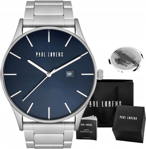 Zegarek Paul Lorens Zegarek męski DELUCE-6C1 Z GRAWEREM. Zegarki męskie Paul Lorens. Za 179.00 zł.