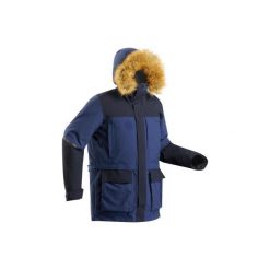 Arctic trekking Parka 500 Extra Warm. Niebieskie parki męskie FORCLAZ, s, bez wzorów, z elastanu, bez kaptura. Za 999.99 zł.