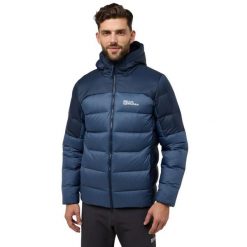 Kurtka turystyczna męska Jack Wolfskin Nebelhorn. Niebieskie kurtki męskie Jack Wolfskin, na zimę, m, bez wzorów, z poliesteru, sportowe, bez ramiączek, z kapturem. Za 1,302.00 zł.