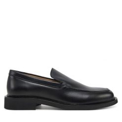 Mokasyny Calvin Klein. Czarne mokasyny męskie Calvin Klein, bez zapięcia. Za 529.99 zł.