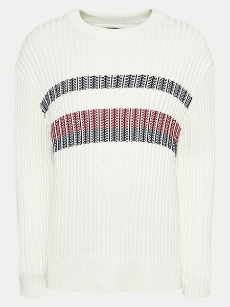 Tommy Hilfiger Sweter MW0MW37246 Écru Regular Fit. Kardigany męskie Tommy Hilfiger, m, bez wzorów, z bawełny, bez ramiączek. Za 339.99 zł.