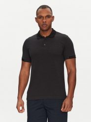 Emporio Armani Underwear Polo EM000571 AF12330 UC001 Czarny Regular Fit. Czarne koszulki polo męskie Emporio Armani Underwear, m, bez wzorów, z bawełny, bez kołnierzyka, bez ramiączek. Za 289.99 zł.