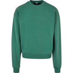 Bluza Męska Ultra Heavy Crew Neck. Zielone bluzy nierozpinane męskie Urban Classics, m, bez wzorów, bez ramiączek, bez kaptura. Za 186.99 zł.