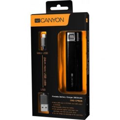 Canyon Powerbank 2600 Mah, Czarny. Czarne powerbanki Canyon. Za 59.00 zł.