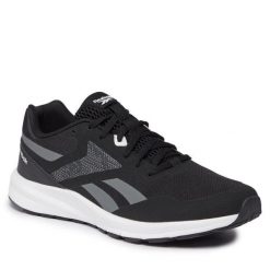 Buty do biegania Reebok. Czarne buty do biegania męskie Reebok, bez wzorów, bez zapięcia, do biegania. Za 199.99 zł.