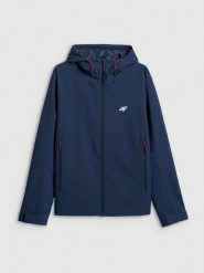 4F Kurtka przejściowa membrana 5000 męska - granatowa XL. Niebieskie kurtki męskie 4f, m, bez wzorów, bez ramiączek, bez kaptura. Za 299.99 zł.