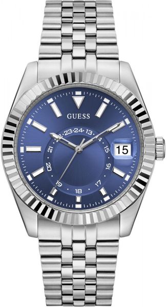 Zegarek męski Guess GW0977G1 srebrny. Szare zegarki męskie Guess, srebrne. Za 899.00 zł.