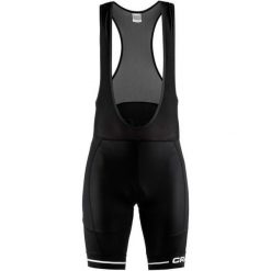 Craft Spodenki Rowerowe Męskie Rise Bib, Czarno-Biały Xl. Szorty sportowe męskie Craft. W wyprzedaży za 199.00 zł.