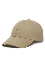 Calvin Klein Czapka z daszkiem Monogram Embroidery Baseball Cap LV04G5002G Beżowy. Brązowe czapki męskie Calvin Klein, bez wzorów, z bawełny. Za 169.99 zł.