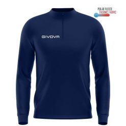 Bluza Givova Marine Sport 3XL - Techniczna i Oddychająca. Niebieskie bluzy bez kaptura męskie Givova, xl, bez wzorów, z poliesteru, bez kaptura. Za 164.99 zł.