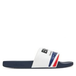 Klapki Blauer. Niebieskie klapki i japonki męskie Blauer, bez wzorów. Za 109.99 zł.