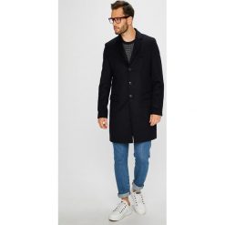 Tommy Hilfiger Tailored - Płaszcz. Szare płaszcze męskie Tommy Hilfiger Tailored, z acetatu, klasyczne. Za 1,249.00 zł.