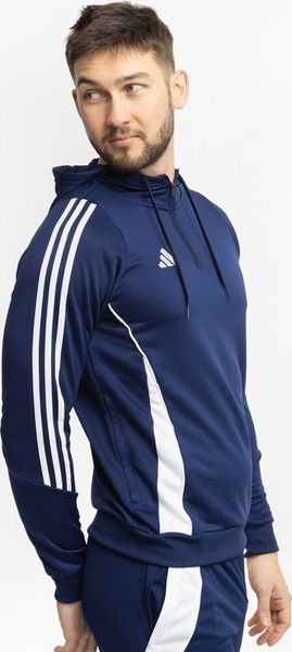 Adidas Bluza męska adidas Tiro 24 Training Hoodie niebieska IR9398 M. Niebieskie bluzy nierozpinane męskie ADIDAS, m, bez wzorów, bez ramiączek, bez kaptura. Za 173.87 zł.