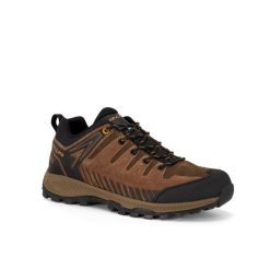 Buty trekkingowe męskie TREZETA Thunder Leather z membraną WP. Brązowe buty zimowe męskie TREZETA, bez wzorów, sportowe, bez obcasa, bez zapięcia. Za 499.90 zł.