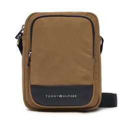 Saszetka Tommy Hilfiger. Brązowe saszetki męskie Tommy Hilfiger, bez wzorów, młodzieżowe, małe. Za 199.99 zł.