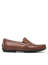 Geox Mokasyny U Moner V U1144V 00039 C6010 Brązowy. Brązowe mokasyny męskie Geox, ze skóry, bez zapięcia. Za 429.99 zł.