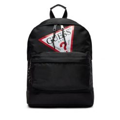 Plecak Guess. Czarne plecaki męskie Guess, z aplikacjami. Za 189.99 zł.