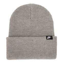 Czapka zimowa Nike Peak Futura Beanie. Szare czapki męskie Nike, na zimę, bez wzorów, sportowe. Za 119.99 zł.