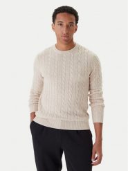 Robe di Kappa Sweter 63111DW Beżowy Regular Fit. Brązowe kardigany męskie Robe di Kappa, m, bez wzorów, z wełny, bez ramiączek. Za 269.99 zł.
