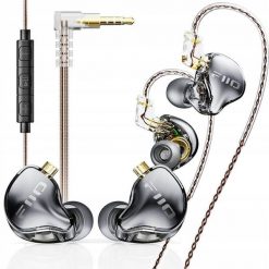 FiiO JD10 - transparent black - Dynamiczne monitory douszne. Czarne słuchawki douszne FiiO. Za 60.13 zł.