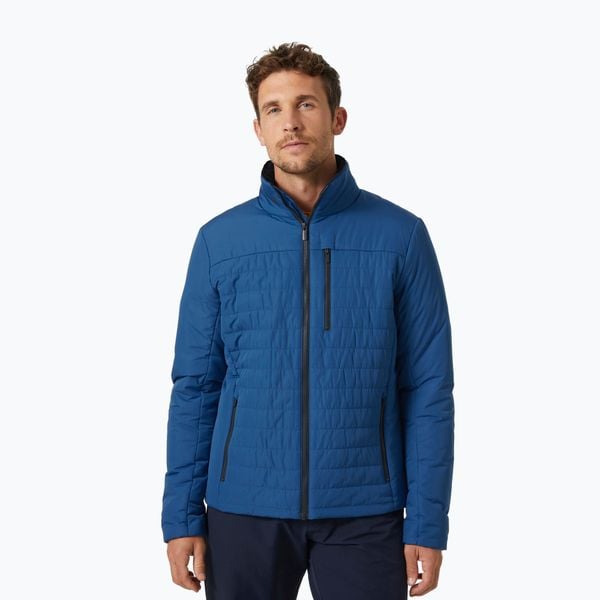Kurtka wodoodporna Helly Hansen Crew Insulator 2.0. Niebieskie kurtki męskie Helly Hansen, m, bez wzorów, bez ramiączek, bez kaptura. Za 309.99 zł.