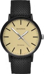 Zegarek Sekonda Zegarek męski Sekonda SEK.1494 czarny. Czarne zegarki męskie Sekonda. Za 289.00 zł.