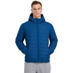 Kurtka męska 4F M598 ciemny granat 4FWAW25TDJAM598. Niebieskie kurtki treningowe męskie 4f, m, bez wzorów, bez kaptura, rowerowe. Za 249.00 zł.