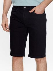 INDICODE Szorty jeansowe Kaden 70-100 Czarny Regular Fit. Czarne szorty męskie INDICODE, bez wzorów, z bawełny. Za 89.99 zł.