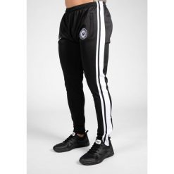 Stratford Track Spodnie - Czarny. Czarne spodnie dresowe męskie GORILLA WEAR, bez wzorów, z dresówki. Za 212.00 zł.
