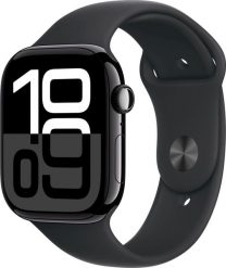 Smartwatch Apple Watch 10 GPS 46mm Jet Black Alu S/M Czarny (MWWP3ET/A). Czarne zegarki smartwatch Apple. Za 1,820.54 zł.