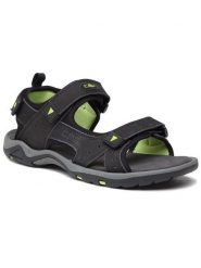 CMP Sandały Almaak Hiking Sandal 38Q9947 Czarny. Czarne sandały męskie CMP, z nubiku, bez zapięcia. Za 289.99 zł.