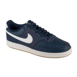 Trampki Męskie Niskie Court Vision. Niebieskie trampki męskie Nike, bez wzorów, bez zapięcia. Za 425.99 zł.
