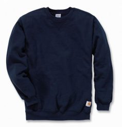 Bluza Carhartt Midweight Crewneck New Navy. Niebieskie bluzy nierozpinane męskie Carhartt, m, bez wzorów, bez ramiączek, bez kaptura. Za 212.89 zł.