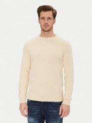 Blend Sweter 20717701 Beżowy Regular Fit. Brązowe kardigany męskie Blend, m, bez wzorów, z bawełny, bez ramiączek. Za 129.99 zł.