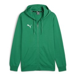 Bluza sportowa męska Puma B23621. Zielone bluzy rozpinane męskie Puma, m, bez wzorów, sportowe, bez ramiączek, z kapturem. Za 260.25 zł.