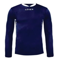 Męska Koszulka Biegowa Dusseldorf ML Długie Rękawy Niebiesko-Biała. Białe koszulki męskie z długim rękawem Legea, m, bez wzorów, z poliesteru, sportowe, bez kołnierzyka, bez ramiączek. W wyprzedaży za 52.00 zł.