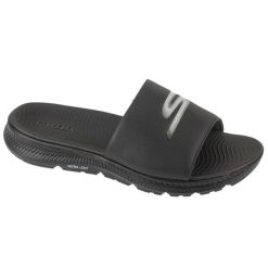 Klapki na basen męskie, On-The-Go Go Consistent Sandal 2.0 - Culver. Czarne klapki i japonki męskie Skechers, bez wzorów. Za 169.99 zł.